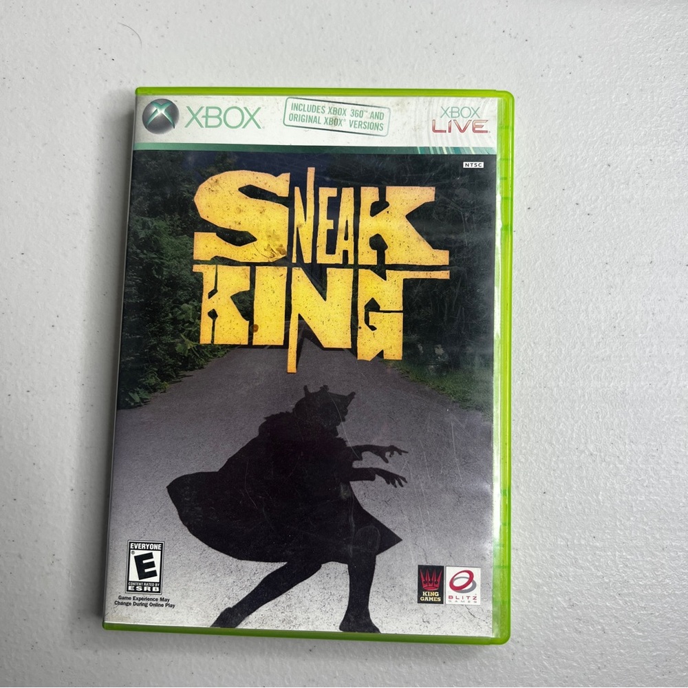 Sneak King Video Game Xbox 360